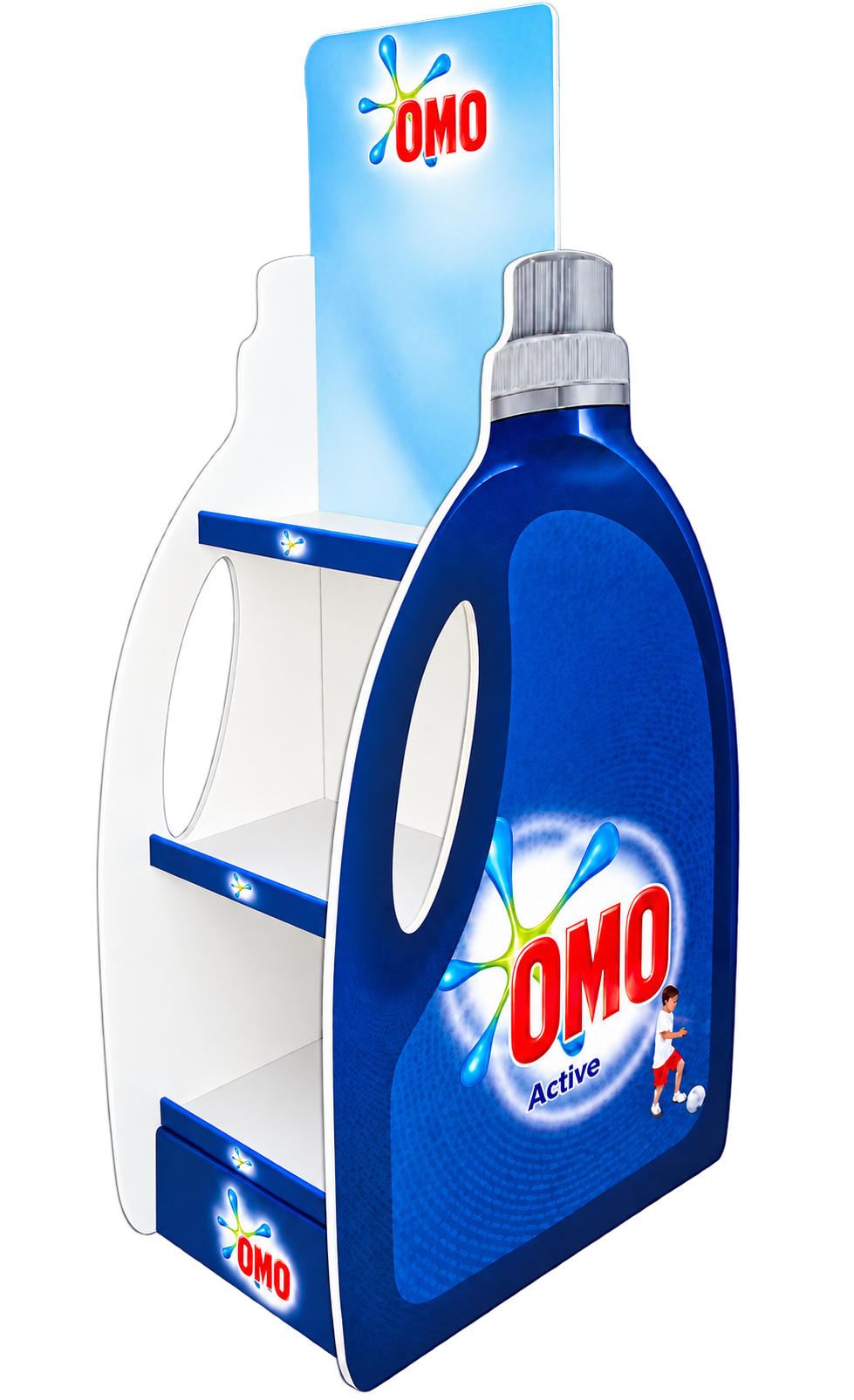 OMO point-of-sale display stand
